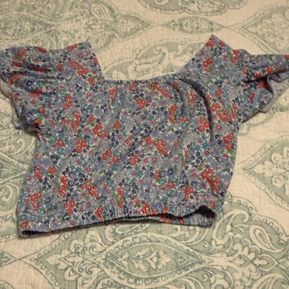 Floral Two-Piece Set with Ruffle Skirt - Picture 5 of 5